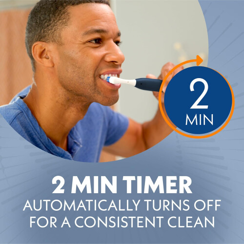Spinbrush Smart Clean Battery Powered Toothbrush, Soft, Midnight Blue 2
