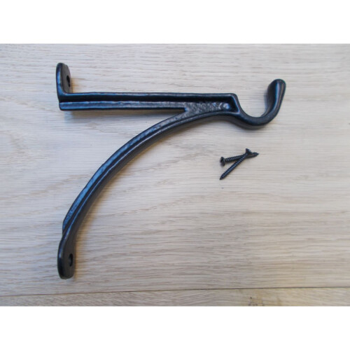Projecting Hook Bracket Black Antique