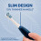Spinbrush Smart Clean Battery Powered Toothbrush, Soft, Midnight Blue 7