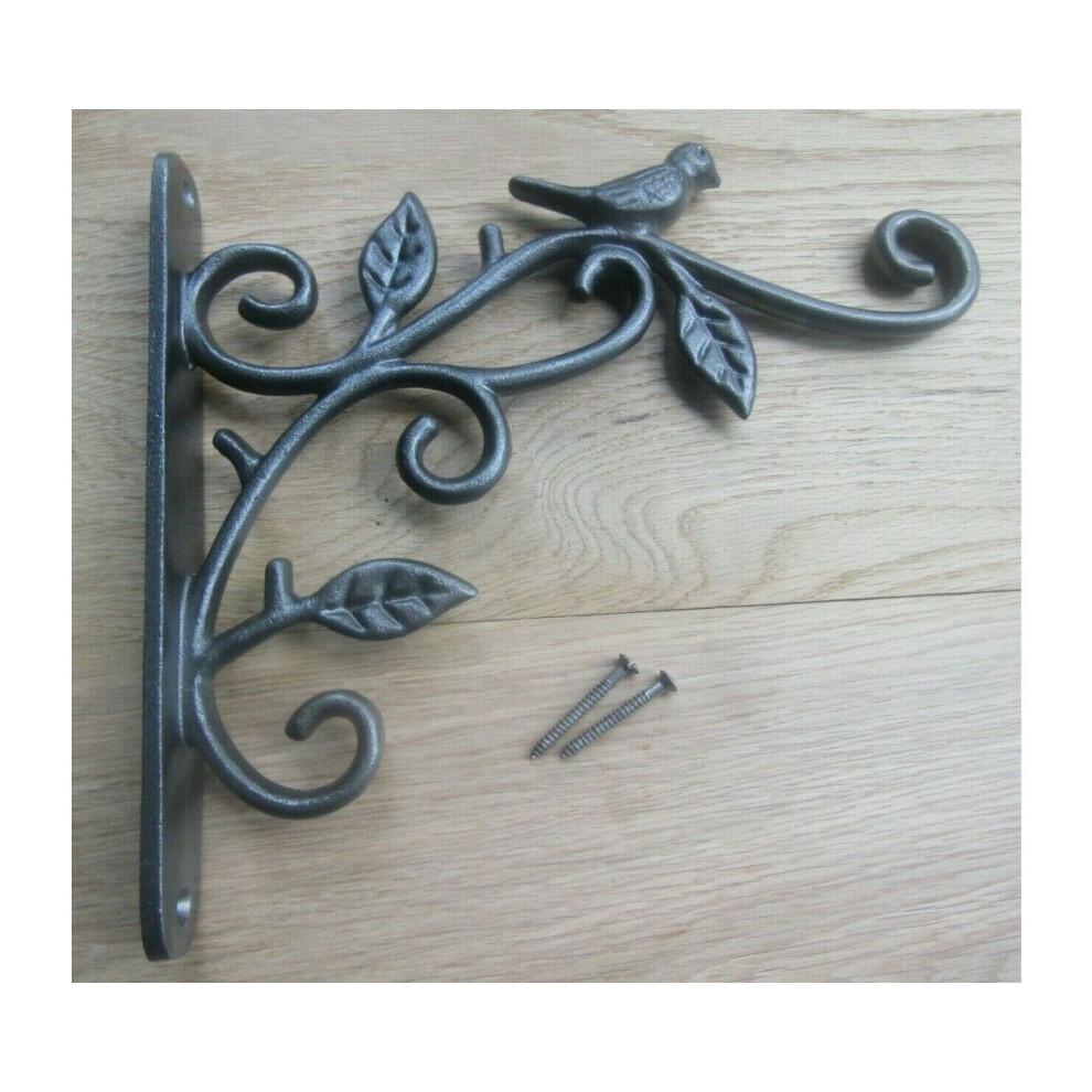 Bird On Branch Hook Bracket Antique Iron 5057067912789