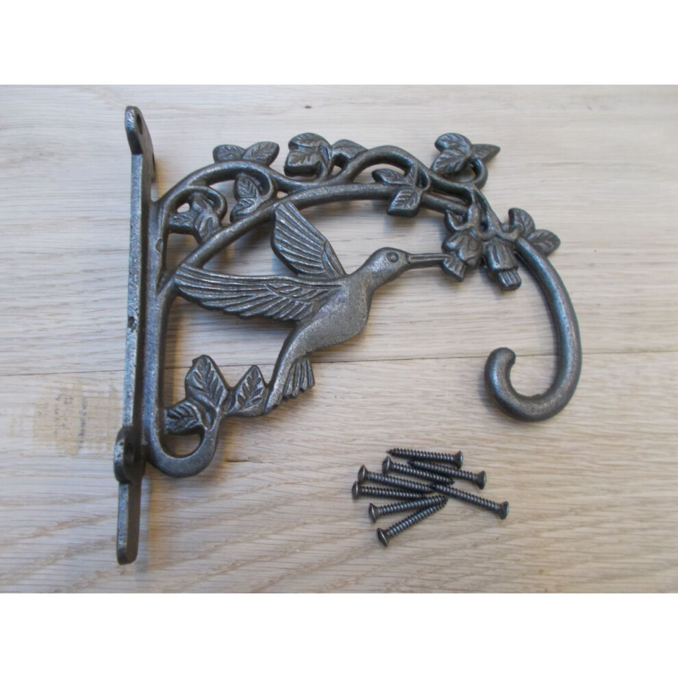 Humming Bird Hook Bracket Antique Iron 5057067539412