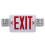 LED Emergency Exit Light Flame Retardant Shell Double Lights Red Exit Sign with Battery Backup 2