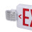 LED Emergency Exit Light Flame Retardant Shell Double Lights Red Exit Sign with Battery Backup 3