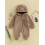 (9-12 Months, Chestnut) Μωρουδιακή φόρμα με και κοριτσιών 12