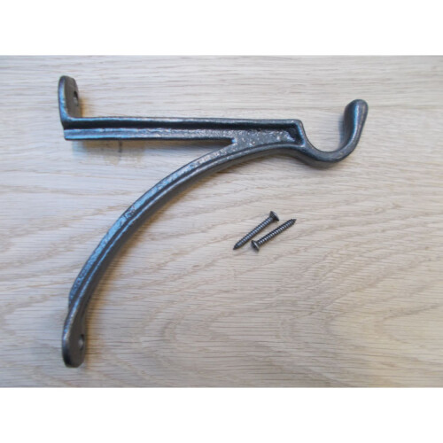 Projecting Hook Bracket Antique Iron