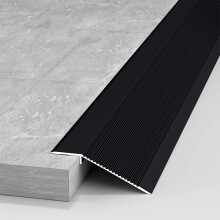 Floor Transition Strip Aluminum Threshold Reducer, SelfAdhesive Ramp for Laminate Vinyl Floors, Heavy Load Support