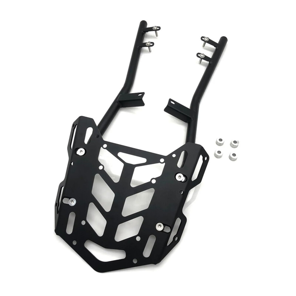 Rear Luggage Rack Heavyduty Steel Carrier For Mt15 20182022 Motorcycle Panniers Expanded Cargo Capacity Black 9351714633475