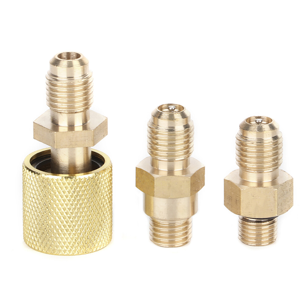 8Pcs Copper R12/R134a Refrigeration Adapter 1/4In 6911393751650