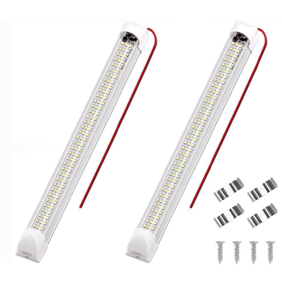 12V Led Bar 1000Lm Dimmable 7W With Switch For Rv Truck Trailer Camper Boat 2 Pack Light 9330225491538
