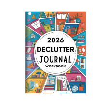 2026 Declutter Planner Workbook with RoombyRoom Checklists, Goal Pages and Donation Tracker for Home Organization