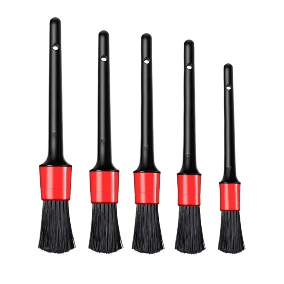 Car Detailing Brush Set With Soft To Stiff Bristles, Interior And Exterior Cleaning Brushes For Dashboard, Air Vents And Tires 9330225491576