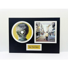 (White) A4 CD & Cover Double Mount: Black or White Lip