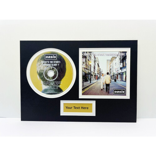 (White) A4 CD & Cover Double Mount: Black or White Lip