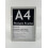 Light Grey A4 Picture Frame: Wooden Photo, Print, Certificate Display 2