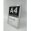 Light Grey A4 Picture Frame: Wooden Photo, Print, Certificate Display 3