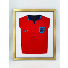 (Gold) DIY Football Shirt Frame: Modern White Mount Display