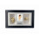 (Mahogany, Blue) 3D Baby Hand & Foot Cast Frame: Personalized Newborn Keepsake Shadow Box 5