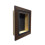 (Mahogany, 28" x 18") 4" Deep Shadow Box Frame: Black Mount Memory Box 1