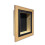 (Oak, 6" x 4") 4" Deep Shadow Box Frame: Black Mount Memory Box 1