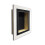 (White, 22" X 18") 4" Deep Shadow Box Frame: Black Mount Memory Box 1