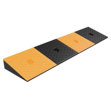 Heavy Duty Rubber Curb Ramp for Driveway or Garage, NonSlip Car Kerb Ramp 100x15x3cm