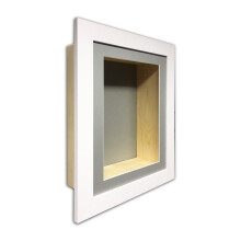 (White, 20" x 16") 3" Deep Shadow Box Frame: Handmade Memory Box for Keepsakes