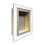 (White, A2) 3" Deep Shadow Box Frame: Handmade Memory Box for Keepsakes 1