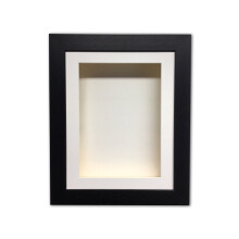 (Black, 28" x 18") 3" Deep Shadow Box Frame: Handmade Memory Box, Keepsake Display
