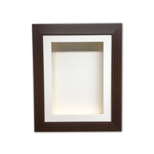(Mahogany, 20" x 16") 3" Deep Shadow Box Frame: Handmade Memory Box, Keepsake Display