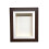 (Mahogany, A4) Extra Deep 3D Box Frame: White Mount Shadow Box (4 inch) 1