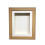 (Oak, 8" x 8") 50mm Deep Shadow Box Frame: Memory Box Display Case 1