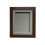 (Mahogany, 10" x 10") Handmade 3D Shadow Box Frame: Memory Box Display (25mm Deep) 1
