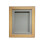 (Oak, 8" x 8") Handmade 3D Shadow Box Frame: Memory Box Display (25mm Deep) 1