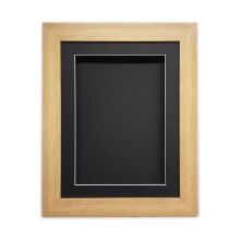 (Oak, A2) Handmade 3D Box Frame: Shadow Box for Memorabilia (25mm Deep)