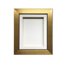 (Gold, 14" x 10") Handmade 3D Shadow Box Frame: Memory Box Display (25mm Deep)