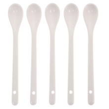 5 Pcs Coffee Spoon Travel Scoops Soup Ladle Large Spoons For Serving