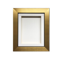 (Gold, 15" x 15") Handmade 3D Shadow Box Frame: Memory Box Display (25mm Deep)