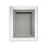 (White, 6" x 6") Handmade 3D Shadow Box Frame: Memory Box Display (25mm Deep) 1