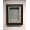 (Mahogany, A4) Handmade 3D Shadow Box Frame: 2" Deep Memory Box with Grey Mount 1