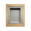 (Oak, 6" x 4") Handmade 3D Shadow Box Frame: 2" Deep Memory Box with Grey Mount 1