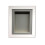 (White, 20" x 16") Handmade 3D Shadow Box Frame: 2" Deep Memory Box with Grey Mount 1