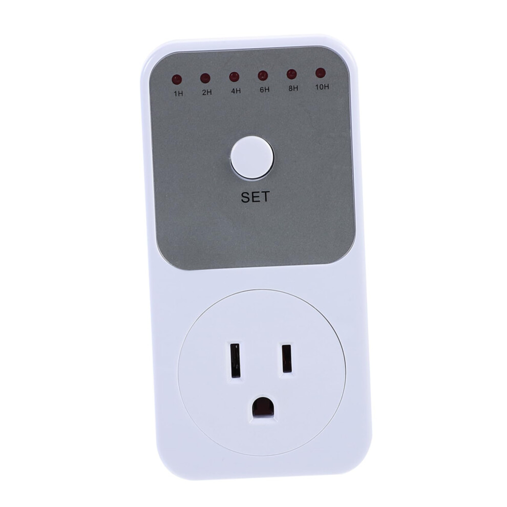 Mechanical Timer Outlet With Auto Power Shutoff, Energy Saving Programmable Countdown Plug For Home Appliances 9073542156321