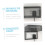 2pcs Weatherproof Outlet Cover Kit for Outdoor 86 Type Wall Socket, Waterproof Reusable Protector 3