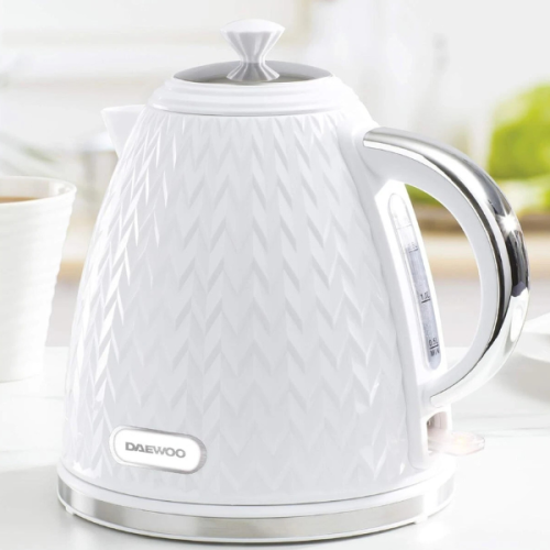 Daewoo Argyle 1.7L Zigzag Pattern Kettle with Removable Lid 2