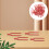 100Pcs Dark Red Plastic Vine Clips for Garden Plant Support and Fixing 5