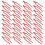 100Pcs Dark Red Plastic Vine Clips for Garden Plant Support and Fixing 6