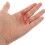 100Pcs Dark Red Plastic Vine Clips for Garden Plant Support and Fixing 7