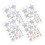 2Sets PVC Prism Window Cling Star Stickers Removable Decorative Decals 6