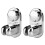 2X 5 Mode Angle Adjustable Shower  Holder, Super Power Vacuum Suction Cup Handheld Shower Bracket 1