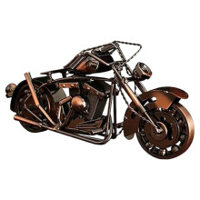 Motormodel Motorfiets Ijzeren Kunstsculptuurcollectie Multifunctioneel Klassiek Verzamelobject in Vintage Stijl voor Geschenken